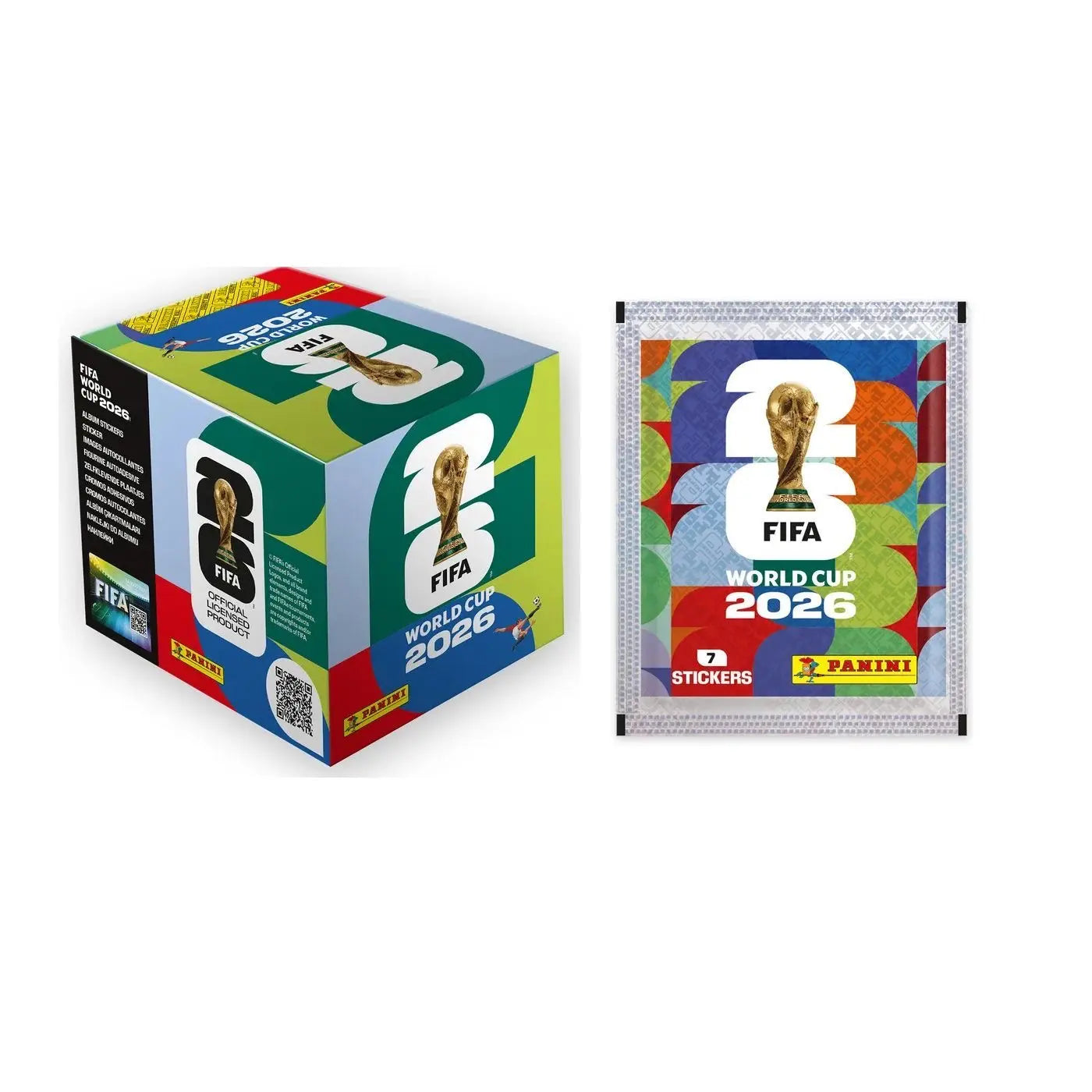 Unleash the Excitement: Panini FIFA World Cup 2026 Sticker Collection - 50-Pack Box with 350 Stickers - International Edition!