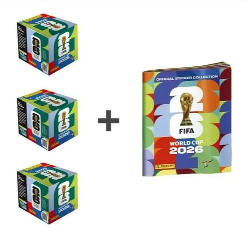 Unleash the Excitement: Panini FIFA World Cup 2026 Sticker Collection - 50-Pack Box with 350 Stickers - International Edition!