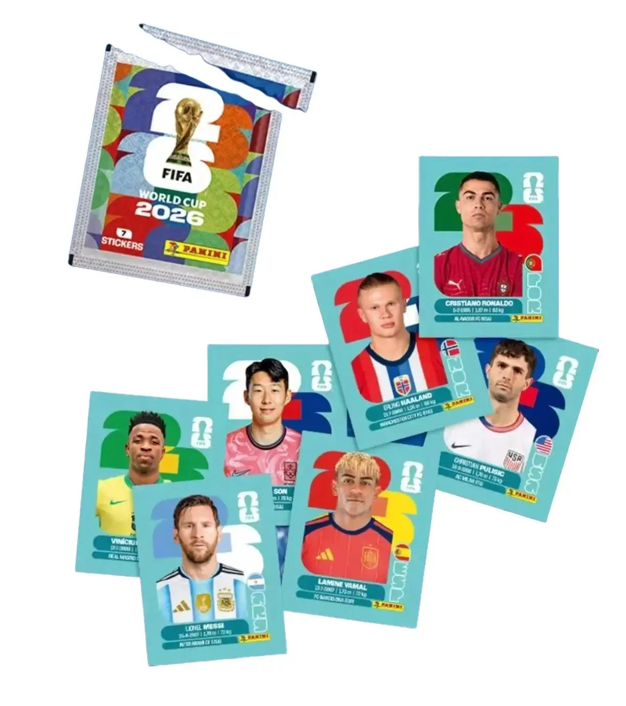 Unleash the Excitement: Panini FIFA World Cup 2026 Sticker Collection - 50-Pack Box with 350 Stickers - International Edition!